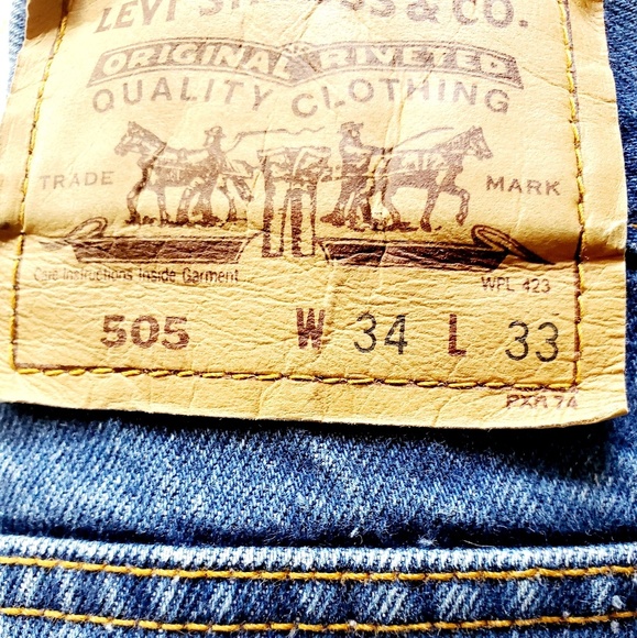 VINTAGE LEVI'S 505 ORANGE TAB JEANS ~🎊HP🎊 - Picture 3 of 7